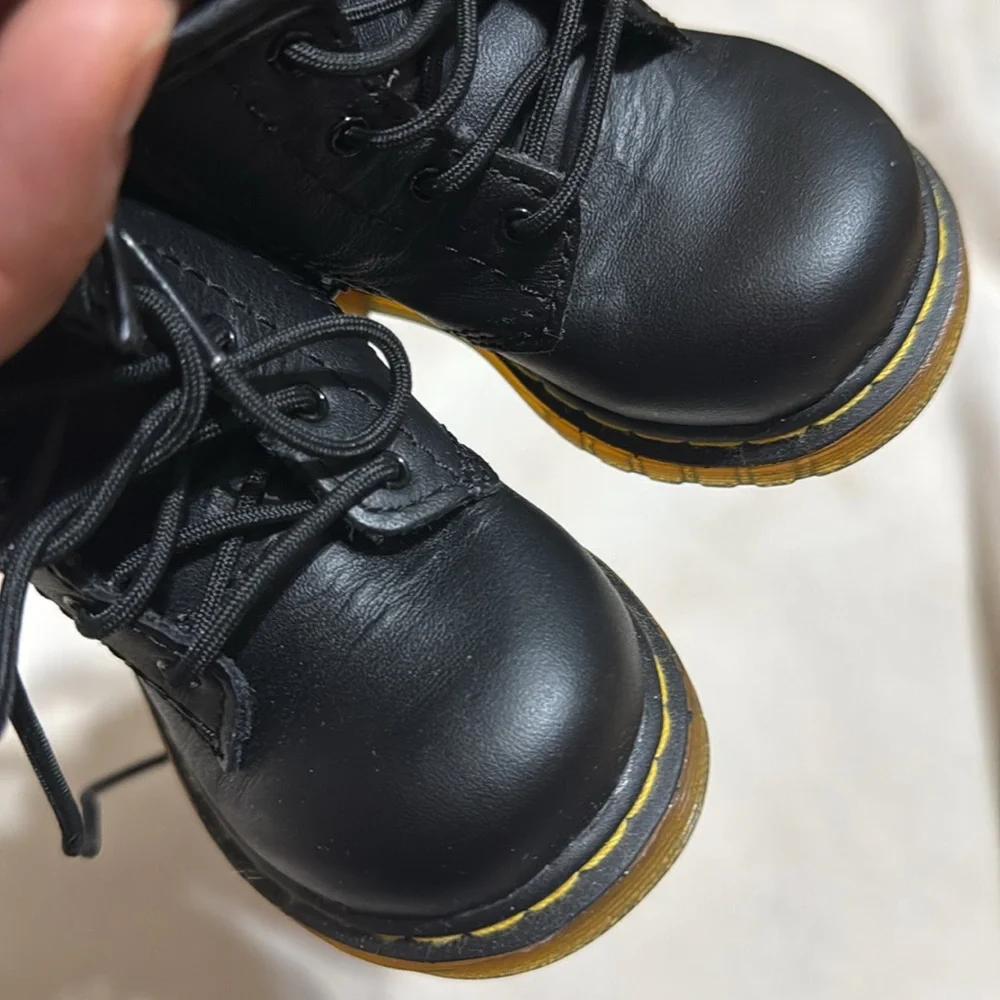Dr. Martens Unisex Brooklee Lace & Zip Up Boots - Baby - Picture 6 of 6